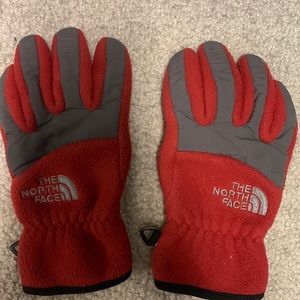 NorthFace gloves, boys small, Spider-Man hat